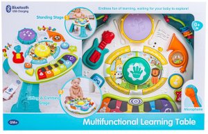 Bkids Stoliczek edukacyjny dla malucha pianinko mikrofon BLUETOOTH dźwięk melodie (9925) 2