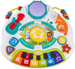 Bkids Stoliczek edukacyjny dla malucha pianinko mikrofon BLUETOOTH dźwięk melodie (9925) 7