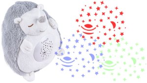 ProNice Projektor pluszowy jeż maskotka przytulanka usypiacz biały szum melodie (FM666-25) 7