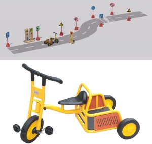 Classic World EDU Rowerek Trójkołowy Pojazd Truck Dla Dzieci od 3 lat (CW70248) 5