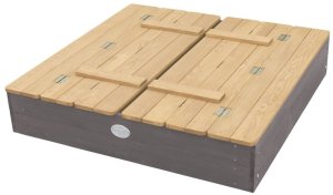 Axi Piaskownica Ella 100 x 95 z Ławeczkami Szara (C031.010.20) 3