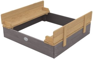 Axi Piaskownica Ella 100 x 95 z Ławeczkami Szara (C031.010.20) 6