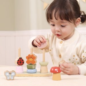 Viga Toys VIGA Drewniana układanka sorter ogród 12m+ (443120) 2