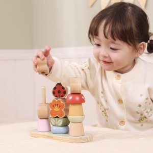 Viga Toys VIGA Drewniana układanka sorter ogród 12m+ (443120) 6