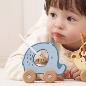 Bkids VIGA Labirynt koralikowy na kółkach - Słoń 12M+ (44310) 3