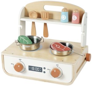 Tooky Toy Drewniana Kuchnia z Grillem i Akcesoriam (TP547) 3