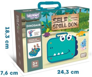Woopie Zestaw Majsterkowicza Klocki Dinozaur Śrubki (58588) 8