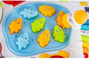 Bkids Multifunkcyjny edukacyjny muzyczny stolik dla dzieci krokodyl pianinko zbijak (2601) 9