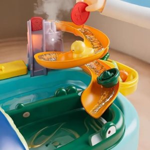 Woopie Stolik Wodny 4w1 Gra Łowienie Rybek Zlewozmywak Zjeżdżalnia Wodna Żyrafka (55204) 2