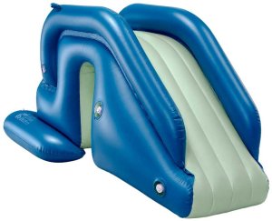 Costway Basen ogrodowy dla dzieci dmuchany zjeżdżalnia daszek 240cm (KX2779) 3