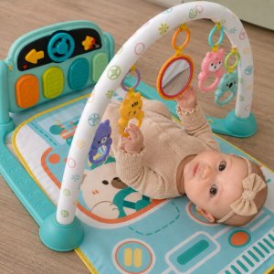 Woopie Baby Interaktywna Mata Edukacyjna z Pianinkiem 10el. Dźwięki (59233) 2