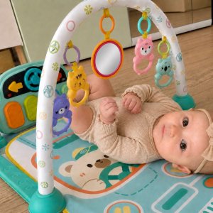 Woopie Baby Interaktywna Mata Edukacyjna z Pianinkiem 10el. Dźwięki (59233) 3