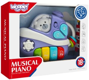 Woopie Baby Interaktywne Muzyczne Pianinko Statek 6