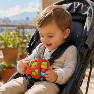 Woopie Baby Pianinko Interaktywne Autobus Lew Muzyczne Organki Dźwięki Światła 18m (59400) 2