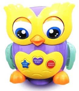 KIK Interaktywna Zabawka Edukacyjna Sowa mądra muzyczna fioletowa Sówka (3089 purple) 8