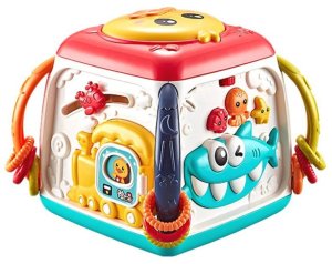 Woopie Baby Interaktywna Kostka Edukacyjna Wielofunkcyjna 18m+ (59578) 6