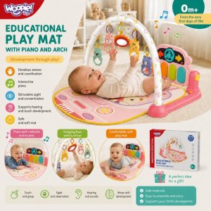 Woopie Baby Mata Edukacyjna Interaktywna Pianinko dla Niemowląt 3w1 (59240) 4