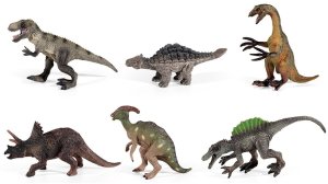 Figurka Springos Figurki Dinozaurów Zestaw 6 Figurek Dinozaur Dinozaury T-rex Tyranozaur (YX-6601) 2