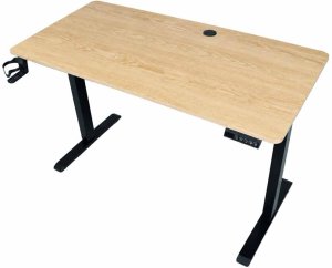 Biurko Songmics Elektryczne 120X60CM regulowane 72-118CM pamięć panel sterowania drewno (KX2640_1) 3