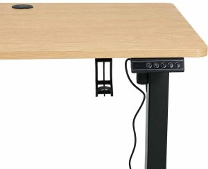 Biurko Songmics Elektryczne 120X60CM regulowane 72-118CM pamięć panel sterowania drewno (KX2640_1) 8