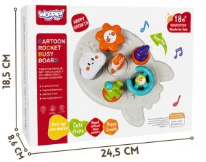 Woopie Baby Tablica Aktywności Edukacyjna Rakieta 7w1 (100178) 6