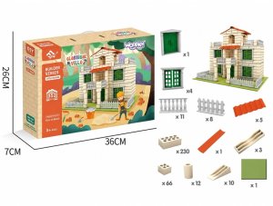 Woopie Zestaw Konstrukcyjny DIY Willa z Cegiełek 352 el. dla Dzieci (100079) 5