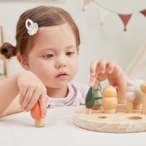 HH Poland VIGA Drewniana Układanka Edukacyjna Liczenie Cyfry Sorter Drzewka PolarB 18+ (44323) 4