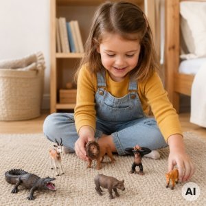 Figurka Woopie Zestaw Figurek Dzikich Zwierząt Safari 6 el. (59943) 2