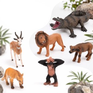 Figurka Woopie Zestaw Figurek Dzikich Zwierząt Safari 6 el. (59943) 3