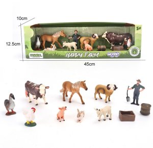 Figurka Woopie Duży zestaw figurek farma zwierzęta gospodarskie farmer akcesoria 3+ (59936) 4