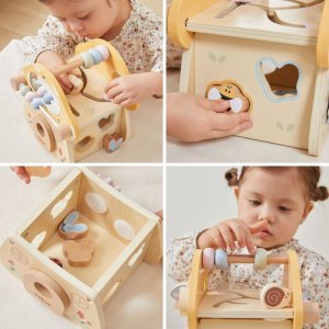 Pan i Pani Gadżet VIGA Zabawka Drewniana Sensoryczna Edukacyjna Sorter Grzybek Montesorii 18m (44322) 4