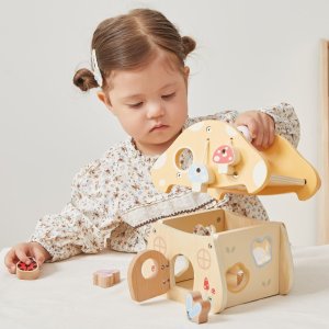 Pan i Pani Gadżet VIGA Zabawka Drewniana Sensoryczna Edukacyjna Sorter Grzybek Montesorii 18m (44322) 5