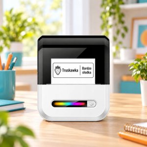 Drukarka etykiet Drukarka termiczna etykiet samoprzylepnych naklejek aplikacja Bluetooth USB 9