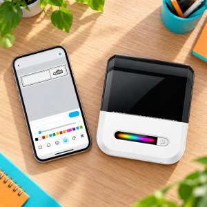 Drukarka etykiet Drukarka termiczna etykiet samoprzylepnych naklejek aplikacja Bluetooth USB 10