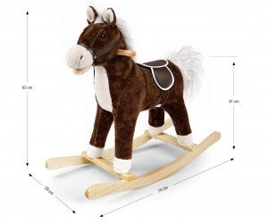 Milly Mally Koń Teddy Dark Brown 9
