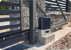Spreest Napęd automat do bramy przesuwnej pilot siłownik zestaw aplikacja WIFI 2