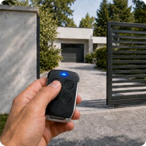 Spreest Pilot zdalnego sterowania do napędów siłowników bramy 4 kanałowy 433 MHZ 2