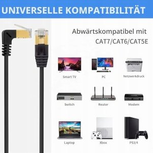 Kabel sieciowy ethernet RJ45 wysoka przepustowość CAT 8, 2m 3