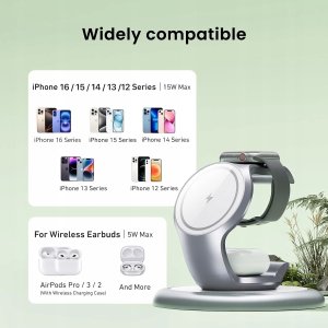 Ładowarka Stacja ładująca EXW Magsafe ładowarka bezprzewodowa 3w1 2