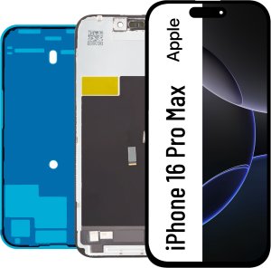 Zila Wyświetlacz z ramką do iPhone 16 Pro Max Zamiennik 11