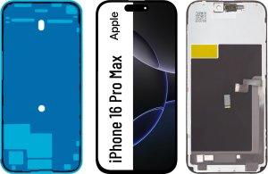 Zila Wyświetlacz z ramką do iPhone 16 Pro Max Zamiennik 12