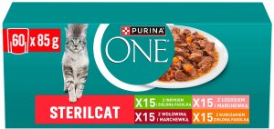 Purina ONE Sterilcat GiG MVBf&Crt 60x85g 2