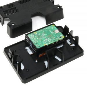 PiHut Raspberry Pi Touch Display 2 7 obudowa – czarny (AN-28451) 3