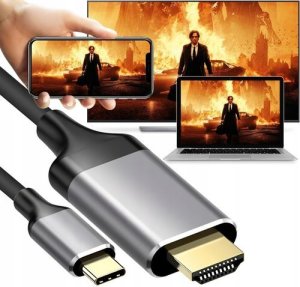 Adapter AV LTC Kabel adapter USB-C - HDMI 4K 2K 60Hz 2m (LXHD210) 3