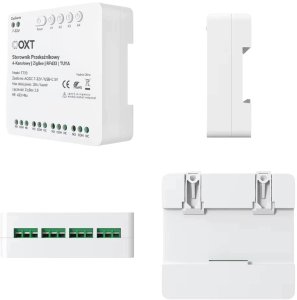 OXT Sterownik przekaźnikowy 4-kanały 10A 5V USB 7-32V ZigBee RF 433 TUYA 5