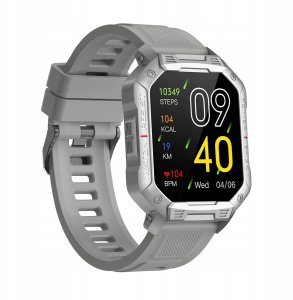 Smartwatch Hagen Zegarek Smartwatch Męski HC49 srebrny dużo funkcji Bluetooth 3