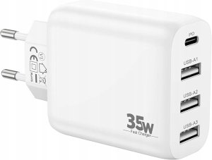Ładowarka CREAPICO 35W 4 porty USB C i A Szybkie Ładowanie Zestaw 2 sztuki 2