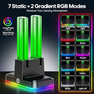 Stacja ładująca do kontrolera Nintendo Switch z oświetleniem RGB Joy-Con 2