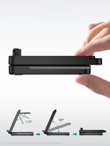Ładowarka NeotrixQI 3w1 Ładowarka Indukcyjna 15W do Smartfona, Słuchawek, Zegarka RGB 3