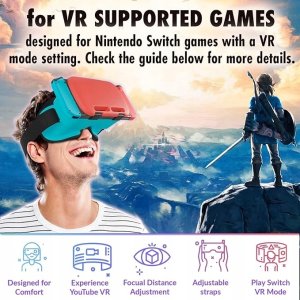 Gogle VR Orzly Google okulary do switch nintendo z regulowanym obiektywem dla gry 5